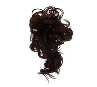 Healeved 5pcs Messy Bun Hairpiece for Women Natural Looking Curly Chignon Scrunchies Easy to Wear Hair Bun Holder for Daily Use for Parties and Weddings Deep