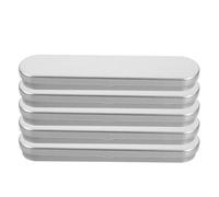 Healeved 5pcs Metal Pencil Case Set Tinplate Pen Box with Protection and Waterproof Feature, Sleek Modern Look Storage Organizer for Office on The Go