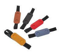 Healeved 5pcs Pu Leather Single Pen Sleeve Holder for Journal and Notebook
