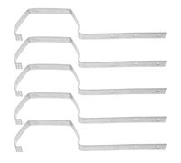 Healeved 5pcs Rain Gutter Bracket: 160mm Metal Gutter Support Rack for Home and Industrial Use - Building Structure for Repairing Sagging