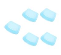 Healeved 5pcs Reusable Transparent Silicone Medicine Pouch Portable Travel Pill Bag with Resealable Closure Small Reusable Storage for Easy Medication Access and Organization