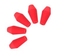 Healeved 5pcs Rubber Arrowheads for Arrows Inside Diameter Soft Safety Tips Lightweight Outdoor Archery Practice Replacement for Family Fun
