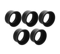 Healeved 5pcs Rubber Eye Cups for Binoculars and Telescopes, Universal Fit 31-35mm Od, Black Rubber Scope Eyepiece Covers for Lab Use and Classroom, Ensuring Cleanliness and Comfort