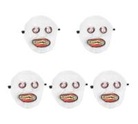 Healeved 5pcs Scary Face Horror Mask Creepy Halloween Mask for Haunted House Props Lightweight Material for Comfortable Wear for Cosplay Stage Performances and Halloween Decorations