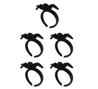 Healeved 5pcs Scary Spider Headband for Halloween Prank Party Hair Accessory Spooky Halloween Headpiece for Decor and Party Hairband