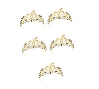 Healeved 5pcs Snake Headband Egyptian Snake Crown Wedding Tiaras for Bride Rhinestone Queen Headpiece Halloween Birthday Party Costume Accessories for Women