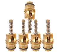 Healeved 5pcs Valve Core Replacement for Car Ac Low Pressure System Refrigeration Valve Core for Vehicle Air Conditioning Repair Precise Cooling Control and Easy Installation