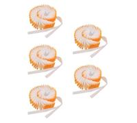 Healeved 5pcs Victorian Frilled Collar for Women Lightweight Polyester Detachable Stand up Blouse Collar Insert with Elegant Renaissance Style for Dance Theater Costume Accessory