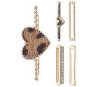 Healeved 5pcs Watchband Charm Rings for Wrist Band and Watch Strap, Alloy Material with Smooth Edges, Decorative Design in Assorted Colors, to Match Your Different Outfits on Occasion