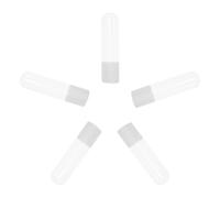 Healeved 5pcs Water Flosser Nozzle Storage Case Portable Plastic Protective Cover for Oral Irrigator Heads and Replacement Nozzles for Bathroom Use