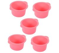 Healeved 5pcs Wax Melt Warmer Liner Bowl Replacement Silicone Waxing Bowl for Hair Removal
