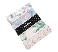 Healeved 5pcs Woman Hairband Hair Bun Maker Set with Smooth Polyester Material for Straight and Curly Hair, Easy to Put and Take, for Daily Use and Pageant