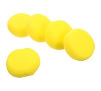 Healeved 5pcs Yellow High Foam Pet Bath Sponges 70mm High Density Exfoliating Dog and Cat Cleaning Scrubbers for Bathing and Shower Use