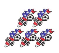 Healeved 5pcs Zinc Alloy Soccer Commemorative Pins with National Flag Design, Quality Metal Craftsmanship, Convenient Lapel Brooches for Soccer Jackets and Accessories, for Daily Outings