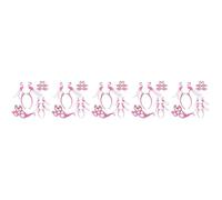 Healeved 5sets Flamingo Headband and Glasses for Party Fun Comfortable Women Accessories Cute Flamingo Decorations for Hawaiian Theme Events Includes Headbands and Glasses