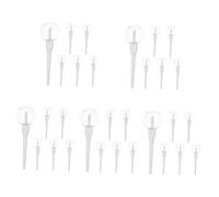 Healeved 5sets Lollipop Candy Lip Glaze Empty Tube Lipstick Clear Lip Gloss Lip Gloss Tubes Empty Lip Gloss Container Tint Refillable Lollipop Lip Gloss Container Shot Plumping 6pcs*5