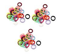 Healeved 600 pcs Candy Color Seamless Hair Ties High Elasticity Ponytail Holders for Adults Stretchy No Metal Bands for Curly Long Short Hair Soft Rubber Elastics for Sports and Daily Use