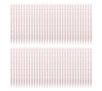 Healeved 600pcs Nail Art Cuticle Pusher Sticks Disposable Double-Sided Cuticle Remover Set Pusher Tool For Manicure Pedicure Rosy