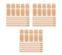 Healeved 60pcs Breathable Knuckle Bandages Pu Non-Woven Adhesive Strips for Finger Blisters and Wounds Flexible Joint Protection Patches Medium