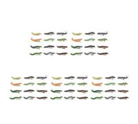 Healeved 60pcs Halloween Hair Clips Creepy Caterpillar Novelty Barrettes for Costume Party Carnival Horror Headwear