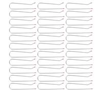 Healeved 60pcs Hot Curler Replacement Clips U Shaped Metal Clamp for Heated Hair Rollers with Strong Grip Versatile Styling Solution Suitable for Salon and Home Hairstyling