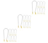 Healeved 60pcs Hot Curlers Hair Rollers Clips Clamp Holders for Spiral Perm Rods Home Barber Styling Tools