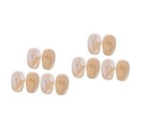 Healeved 6pairs Silicone Ear Covers for Hair Dyeing Ear Protectors for Salon Home Use Leak Design for Chemical Comfortable Easy to Use