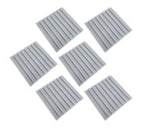 Healeved 6pcs Antiflaming Soundproof Sponge Panels for Recording Studios and Walls of Home, Polyurethane Sound Absorption Pads with Creative Design to Diminish Echoes and Reduce Noise