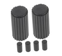 Healeved 6pcs Bike Brake Caps High Hardness Plastic Brake End Tips for Bicycles Mountain Road Folding Bikes Wheelchair Side Screw Fasteners Stable Cycle Accessories