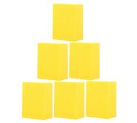 Healeved 6pcs Cheese Shaped Makeup Sponge Applicator for Liquid and Powder Cosmetics Versatile Facial Beauty Tool for Foundation Concealer Blush for Daily Makeup Use