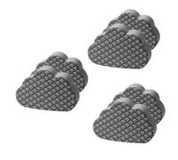 Healeved 6pcs Cloud Shaped Glass Squeegee for Bathroom Shower Silicone Water Wiper Mirror Cleaning Tool for Home Washing and Countertop Cleaning