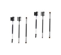 Healeved 6pcs Double-ended Eyebrow and Eyelash Comb Portable Makeup Grooming Tools for Precise Styling and Separation Accessory for Effortless Application