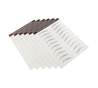 Healeved 6pcs Eyebrow Transfer Stickers Fake Eyebrow Tattoo Stickers for Natural Full Brows Realistic Makeup Tool for Women Easy to Apply Brow Shape Enhancer