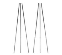 Healeved 6pcs Foosball Table Rods Replacement for Foosball Table, Iron Material with Silver Finish, Easy Installation and Enhanced Precision, and Adults Playing at Home Or Parties
