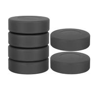 Healeved 6pcs Hockey Training Pucks Ice Hockey Pucks Matte Surface High Wearresistant Rubber Withstand Rigorous Use Players Skating Drills Training Equipment