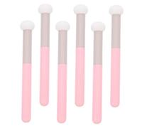 Healeved 6pcs Mushroom Head Makeup Sponge Brushes with Handle Multi-functional Concealer Applicator for Seamless Coverage Easy Blending Beauty Tools for Beginners and Professionals