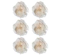 Healeved 6pcs Natural Peony Diffused Flowers Aroma Floral Diffusers for Home Decor Handmade Eco-friendly Scented Diffusers with Fresh Fragrance Enhancing Ambiance