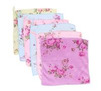 Healeved 6pcs Printing Cloth Microfiber Dish Towels Cleaning Rags Microfiber Dish Cloth Towels Household Cleaning Cloths Terry Cloth Rags Towel Cleaner Wash Towel