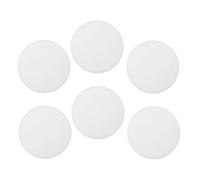 Healeved 6pcs Replacement Lampshade Diffuser Spotlight Covers White Round Plastic Anti-Dazzling LED Ceiling Light Lampshade Diffuser with Even Light Distribution Soft Lighting for Homes