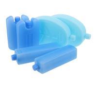 Healeved 6pcs Reusable Ice Packs for Lunch Boxes and Food Storage, Plastic Freezer Blocks with Longterm Performance to Maintain Cooling Effect, for Camping and Hot Summer Days