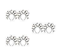 Healeved 6pcs Scary Fake Snake Hairband Prank Headband Snake Halloween Carnival Party Cosplay Headpiece Scary Halloween Costume Hair Accessories