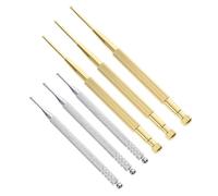 Healeved 6pcs Stainless Steel Ear Probe Pen Facial Reflexology Tool Trigger Point Massage Tool for Ear Body Point Probe