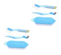 Healeved 6pcs Tile Grout Cleaning Brush Stiff Bristles for Deep Cleaning for Bathtub and Tile Joints Crevice Brush Included