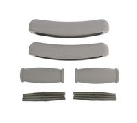 Healeved 6pcs Underarm Crutch Accessories Set Rubber Non-Slip Hand Grips and Plastic Core Handle Cushions for Rehabilitation and Comfort Support