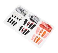 Healeved 72pcs Halloween Full Cover Fake Nails for Women and Abs Material with Halloween Theme Pattern Suitable for Daily Life and Random Color
