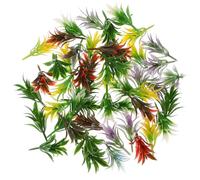 Healeved 75 Scale, 40mm Tall Artificial Colored Foliage for Diorama, Railway, and Train Scenery Crafts