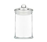 Healeved 750ml Glass Storage Jar with Airtight Seal for Home and Daily Life Beautiful Candy Jar with Simple Design Sealed Storage Container for Snacks and Cereals