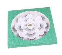 Healeved 7pairs Dense False Eyelashes Handmade Natural Look Eyelash Extensions for Parties Weddings and Daily Use and Curl Easy Application