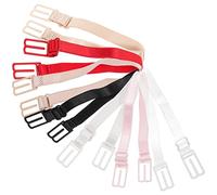 Healeved 7pcs Adjustable Bra Extenders and Anti-slip Replacement Shoulder Straps Elastic Bra Buttons Set for Women Multi-color Comfortable