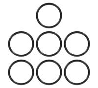 Healeved 7pcs Crystal Bowl Mat Rubber Rings Singing Bowl Cushion Sound Ring Gasket for Yoga Matters Singing Supplies